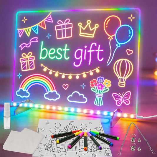 Tablero Acrílico LED para Dibujar | ¡Ilumina su Creatividad!