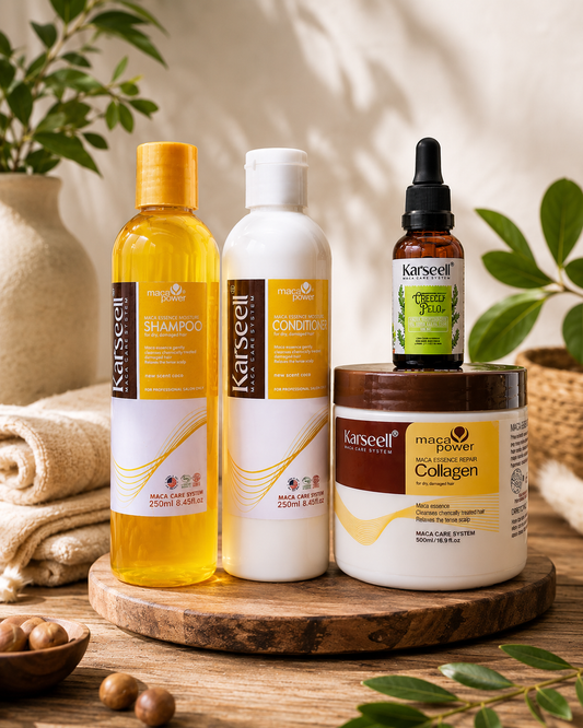 Kit Karseell Maca Power Reparación y Crecimiento Capilar