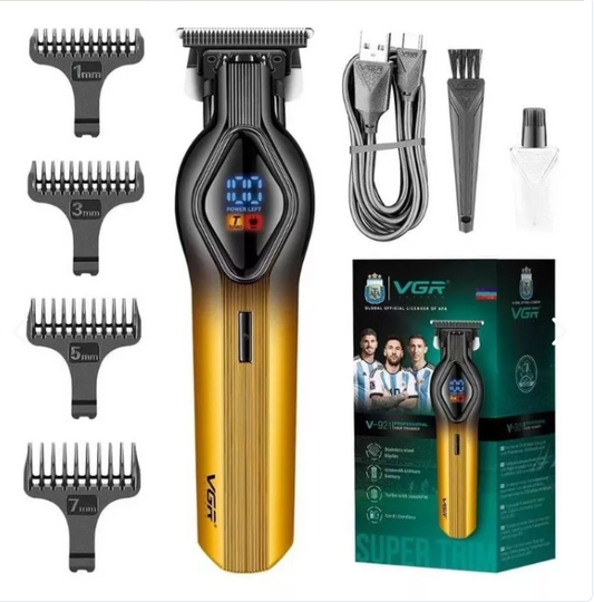 Máquina Cortadora Profesional VGR V-921 | Precisión de Barbería en Casa